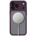 Tech-Protect MagPeak MagSafe CC iPhone 17 Pro / 18 Pro matowe ciemnowiśniowe