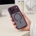 Tech-Protect MagPeak MagSafe CC iPhone 17 Pro / 18 Pro matowe ciemnowiśniowe