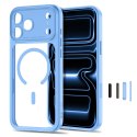 Tech-Protect MagPeak MagSafe CC iPhone 17 Pro Max / 18 Pro Max jasnoniebieskie/bezbarwne