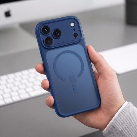 Tech-Protect MagPeak MagSafe CC iPhone 17 Pro Max / 18 Pro Max matowe ciemnoniebieskie