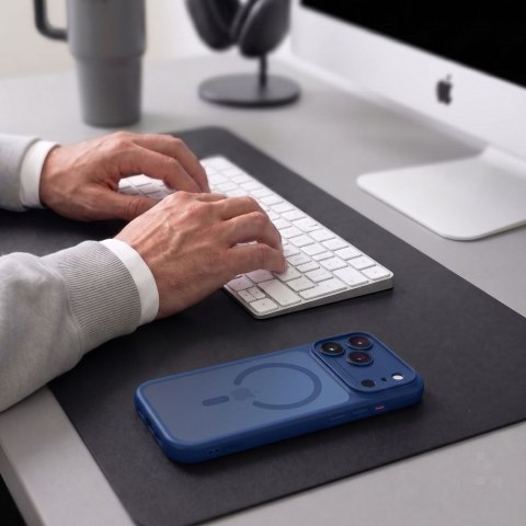 Tech-Protect MagPeak MagSafe CC iPhone 17 Pro Max / 18 Pro Max matowe ciemnoniebieskie