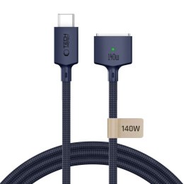 Kabel Tech-Protect MMC01 UltraBoost Magnetic MacBook USB-C do MagSafe 3 140W 300cm ciemnogranatowy