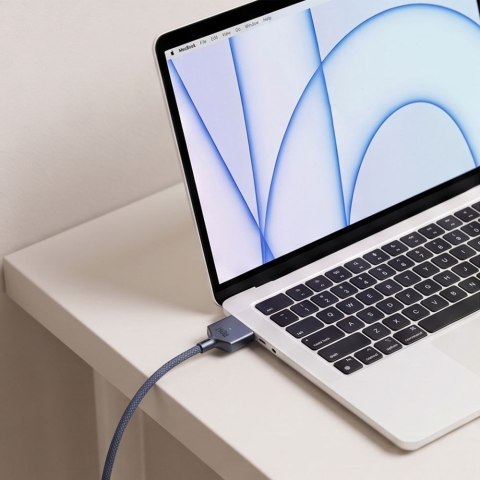 Kabel Tech-Protect MMC01 UltraBoost Magnetic MacBook USB-C do MagSafe 3 140W 300cm ciemnogranatowy