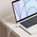 Kabel Tech-Protect MMC01 UltraBoost Magnetic MacBook USB-C do MagSafe 3 140W 300cm biały