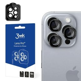 Etui ochrona na obiektyw aparatu 3mk lens protection pro do apple i phone 16 pro/ 16 pro max black