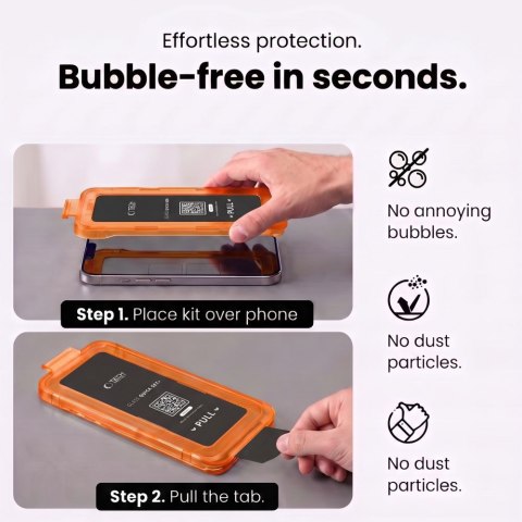 Szkło prywatyzuj?ce Tech-Protect Quick Set Spy+ 2-pack do iPhone 18 Pro Max, prywatno??