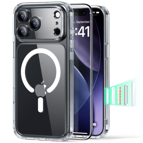 Etui ESR Classic Hybrid MAGSAFE & Tempered Glass iPhone 17 PRO MAX przeźroczysty