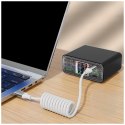 Kabel 4smarts spiralny USB-C do USB-C 100W biały