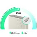 Powerbank Samsung EB-P4520XU 20000 m Ah45W 3x USB-C beżowy/beige