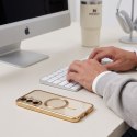 Etui Tech-Protect MagFlex Magsafe do Galaxy S26 FE, lśniące złoto