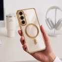 Etui Tech-Protect MagFlex Magsafe do Galaxy S26 FE, lśniące złoto