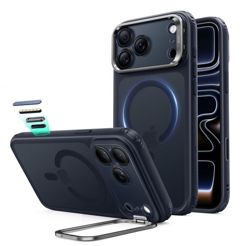 Etui ESR Classic Hybrid z podpórką i MagSafe do iPhone 17 Pro / 18 Pro - frosted blue