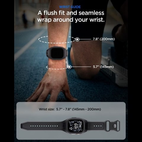 Etui SPIGEN Liquid Air 'pro' Apple Watch ULTRA 1 / 2 / 3 (49 Mm) czarny