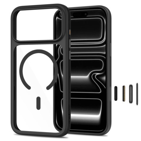 Etui TECH-PROTECT Magone MAGSAFE CC + Glass 2-pack iPhone 17 PRO / 18 PRO czarny / przeźroczysty