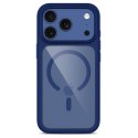 Etui TECH-PROTECT Magone MAGSAFE CC + Glass 2-pack iPhone 17 PRO / 18 PRO głęboki niebieski / przeźroczysty