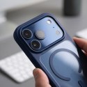 Etui TECH-PROTECT Magone MAGSAFE CC + Glass 2-pack iPhone 17 PRO MAX / 18 PRO MAX głęboki niebieski / przeźroczysty