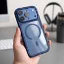 Etui TECH-PROTECT Magone MAGSAFE CC + Glass 2-pack iPhone 17 PRO MAX / 18 PRO MAX głęboki niebieski / przeźroczysty