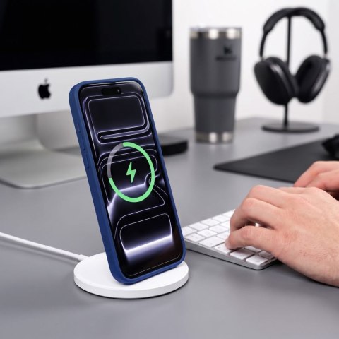 Etui TECH-PROTECT Magone MAGSAFE CC + Glass 2-pack iPhone 17 PRO MAX / 18 PRO MAX głęboki niebieski / przeźroczysty