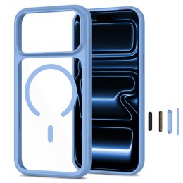 Etui TECH-PROTECT Magone MAGSAFE CC + Glass 2-pack iPhone 17 PRO MAX / 18 PRO MAX jasnoniebieski / przeźroczysty