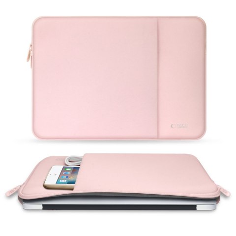 Neoprenowe etui na laptopa 14 cali Tech-Protect Neopren - dusty rose
