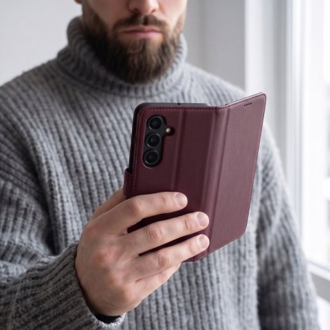 Etui TECH-PROTECT portfelowe Wallet Galaxy S26 FE morwowy