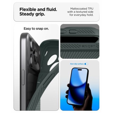 Etui spigen liquid air iphone 17 pro / 18 pro abyss green