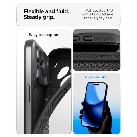 Etui spigen liquid air iphone 17 pro / 18 pro matte black