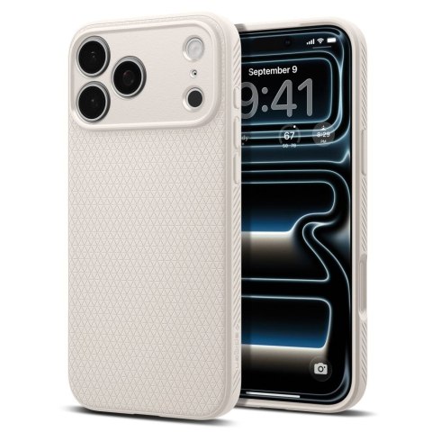 Etui spigen liquid air iphone 17 pro / 18 pro natural titanium
