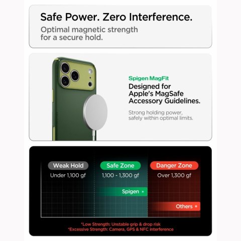 Etui spigen nano pop hybrid magsafe iphone 17 pro / 18 pro avo green