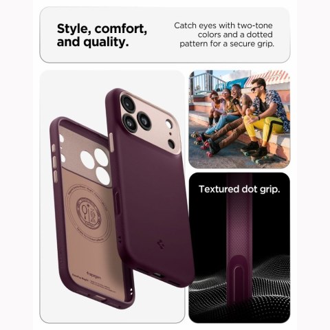 Etui spigen nano pop magsafe iphone 17 pro / 18 pro burgundy bean