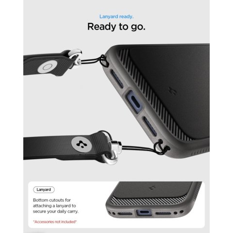 Etui spigen rugged armor magsafe iphone 17 pro / 18 pro grey
