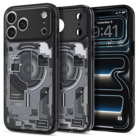 Etui spigen ultra hybrid magsafe iphone 17 pro / 18 pro zero one black