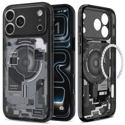 Etui spigen ultra hybrid magsafe iphone 17 pro / 18 pro zero one black