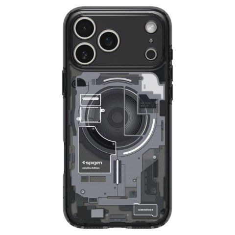 Etui spigen ultra hybrid magsafe iphone 17 pro / 18 pro zero one black