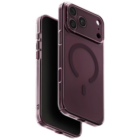 Etui UNIQ Airsuit do iPhone 18 Pro Max / 17 Pro Max Magclick Charging burgundowy