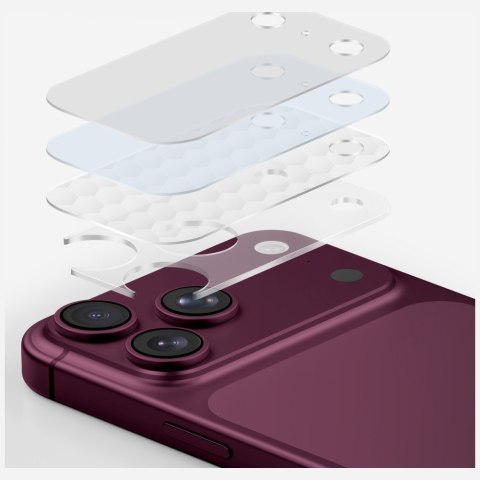 Etui ochrona modułu kamery aparatu uniq optix aeroshield camera module protector do iphone 18 pro przezroczysty