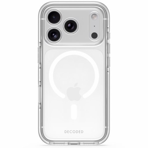 Decoded droptec transparent backcover - etui do iphone 18 pro / 17 pro kompatybilne z magsafe (transparent)