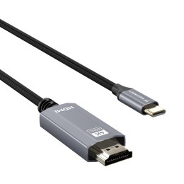 Kabel wozinsky wcch-01 usb-c - hdmi 4k 60hz 1,8m - czarny