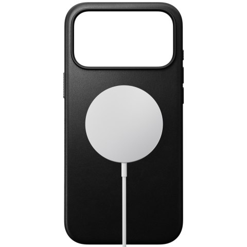 Nomad modern leather case - etui do iphone 18 pro max / 17 pro max kompatybilne z magsafe, skóra ecco (czarny)
