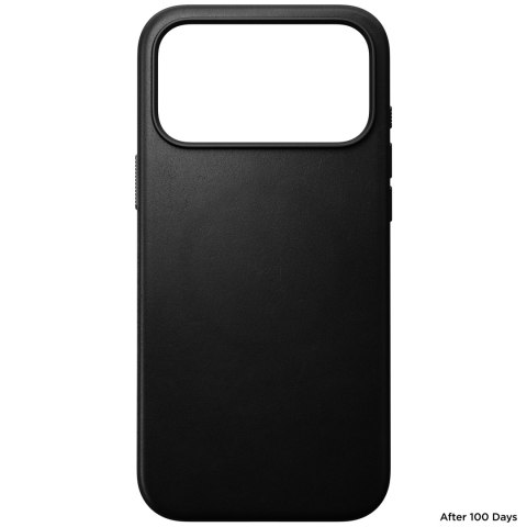 Nomad modern leather case - etui do iphone 18 pro max / 17 pro max kompatybilne z magsafe, skóra ecco (czarny)