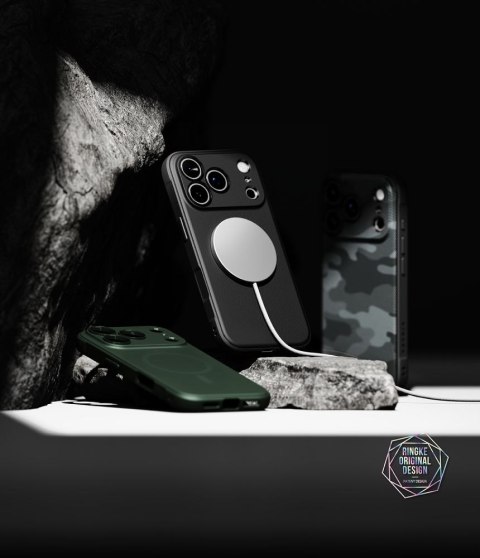 Ringke onyx magnetic magsafe iphone 17 pro max / 18 pro max czarny