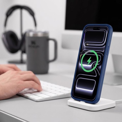 Etui tech-protect magmat magsafe iphone 17 pro max / 18 pro max matowy głęboki niebieski