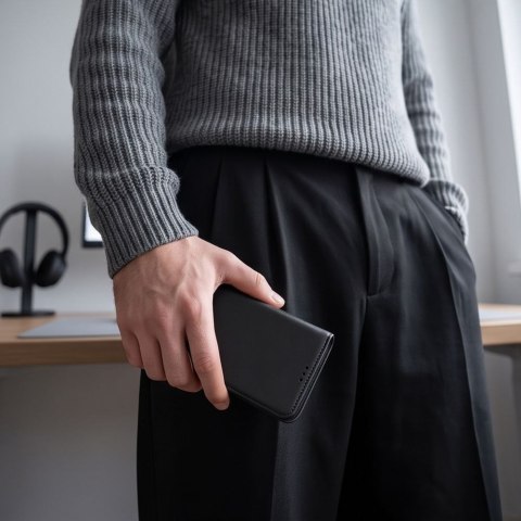 Etui tech-protect portfelowe wallet xiaomi Redmi note 17 pro max 5g matte czarny