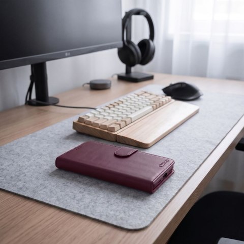 Etui tech-protect portfelowe wallet xiaomi Redmi note 17 pro max 5g Mulberry / Bordowy