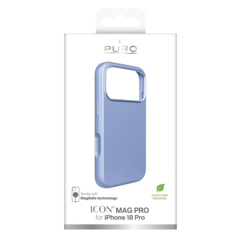 Puro icon mag pro - etui do iphone 18 pro / 17 pro kompatybilne z magsafe (polar niebieski)