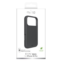 Puro icon mag - etui do iphone 18 pro / 17 pro kompatybilne z magsafe (dark shadow)