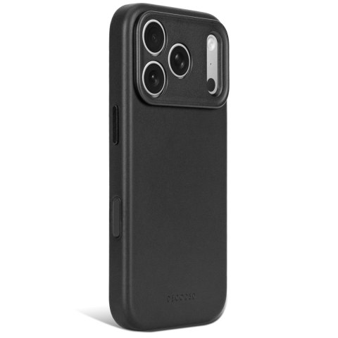 Decoded skórzane Etui plecki do iphone 18 PRO / 17 PRO kompatybilne z MAGSAFE (czarne)