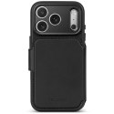 Etui Decoded skórzane odłączane portfelowe do iphone 18 PRO MAX / 17 PRO MAX kompatybilne z MAGSAFE (czarne)