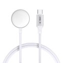 Tech-protect mc02 ultraboost magnetic charger type-c cable 100cm Apple watch białe