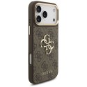 Etui guess 4g big 4g classic logo big strap metal buttons do iphone 17 pro max brązowy
